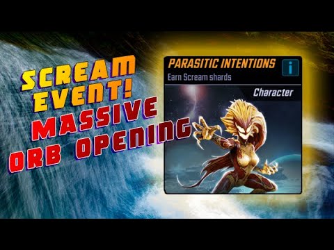 Scream Event Massive Orb Opening - MARVEL Strike Force - MSF