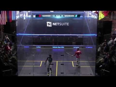 Squash : 2014 Netsuite Open - SF Roundup - Barker v Shabana