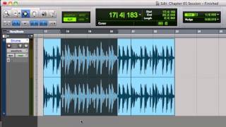 Pro Tools Ignite - Video Review - Chapter - 05.3 Region Behavior