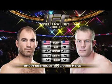 Brian Ebersole vs James Head full fight