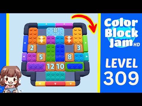 Color Block Jam Level 309 Solution Walkthrough