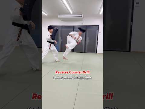 【カウンター返し / Reverse Counter Drill】 #大谷道場 #空手 #karate #kyokushin #martialarts #shorts