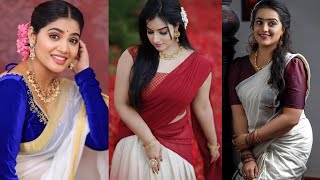 Malayalam Actress Onam Celebration Hot 2023 Rebecc