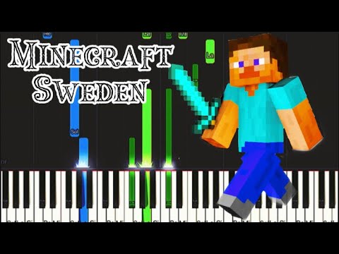 KhaliPiano - Minecraft SwedenTheme song - (piano tutoriel) EASY.