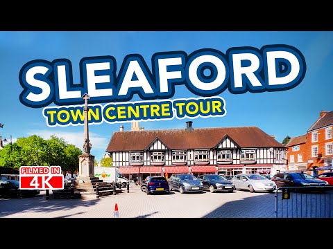 SLEAFORD | Tour of Sleaford Town Centre [Filmed In 4K]
