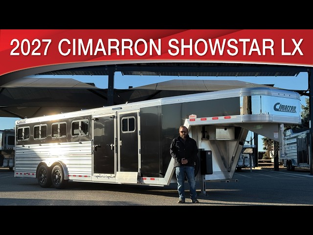 Preview image of 2027 Cimarron Showstar LX Gooseneck Livestock Show Trailer youtube video