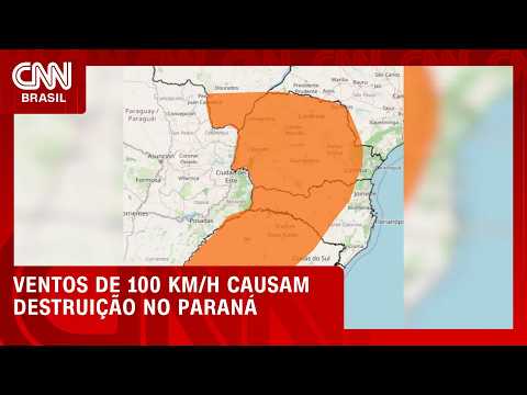Novo alerta de chuva forte é emitido para estados do Sul do Brasil | CNN NOVO DIA