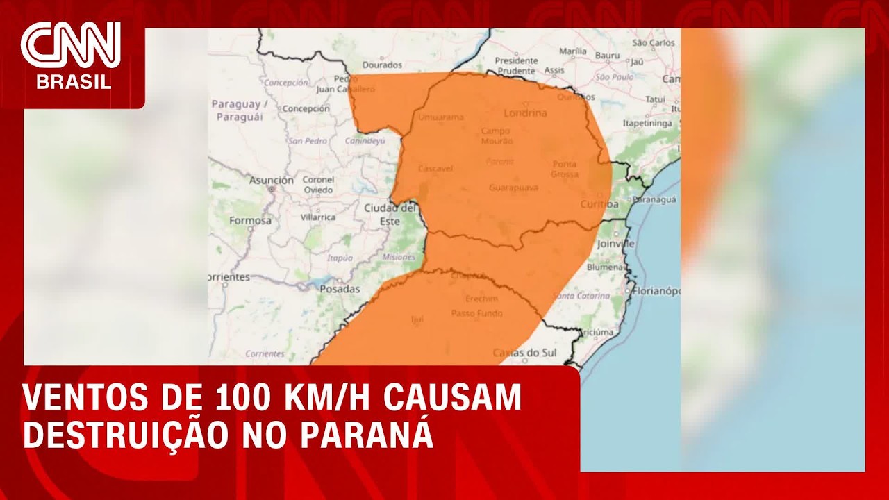 Novo alerta de chuva forte é emitido para estados do Sul do Brasil | CNN NOVO DIA
