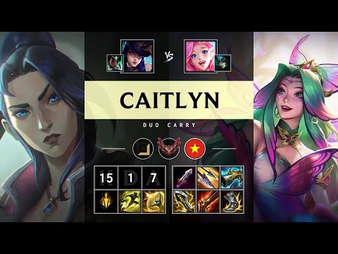 Caitlyn ADC vs Seraphine - VN Grandmaster Patch 25.08