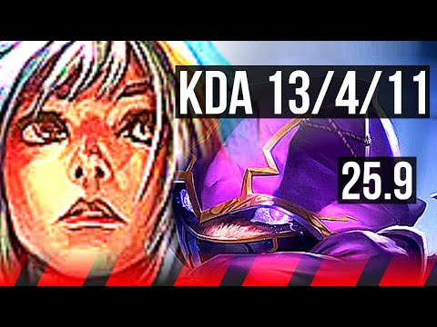 RIVEN vs KENNEN (TOP) | 13/4/11, Godlike | NA Master | 25.9