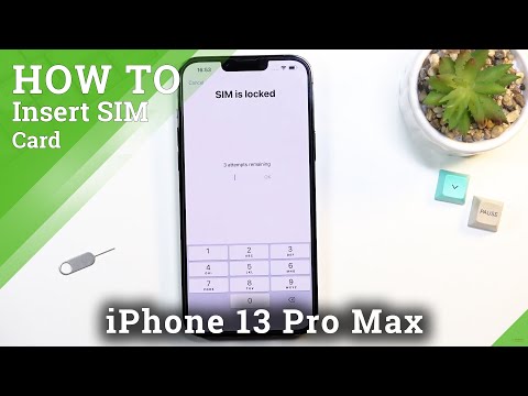 How to Insert Nano SIM Card on iPhone 13 Pro Max – SIM Card Installation