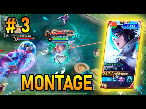 Benedetta Montage #3 - Fast Hands! Best Moments! Benedetta MLBB