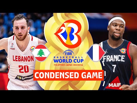 Lebanon 🇱🇧 vs France 🇫🇷 | Full Game Highlights | FIBA Basketball World Cup 2023