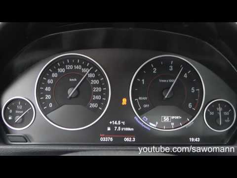 2016 BMW 330d F30 258 HP 0-100 km/h & 0-100 mph Acceleration