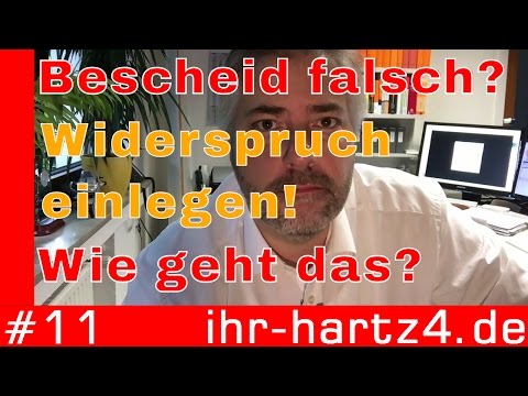 Widerspruch einlegen - Wie mache ich das? | ihr-hartz4.de #11