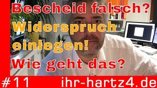 Widerspruch einlegen - Wie mache ich das? | ihr-hartz4.de #11