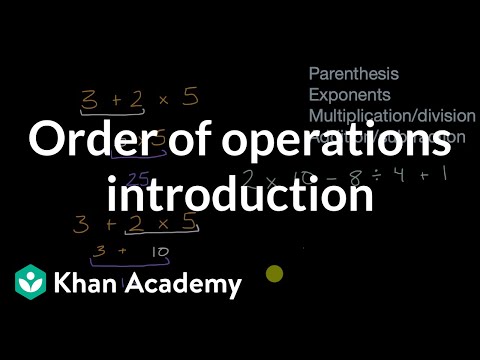 Order of operations introduction | 6th grade | Khan Academy