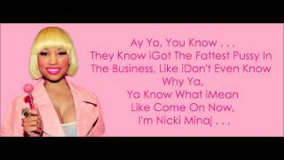 Nicki Minaj Verse Only // Lollipop - REMIX - [Lyrics]