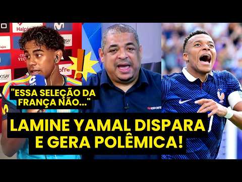 “MERMÃO, isso que o LAMINE YAMAL FALOU da FRANÇA é…” VAMPETA É SINCERO! | DECLARAÇÃO pela ESPANHA