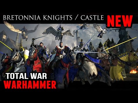 Total War: Warhammer - Bretonnia Knights, Pegasus Knights, and Castle