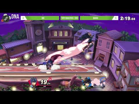 DNA.EXE S6:W8 - xiii (Marth) Vs. Bashi (Dark Pit) - Top 8 Qualifier - Smash Ultimate