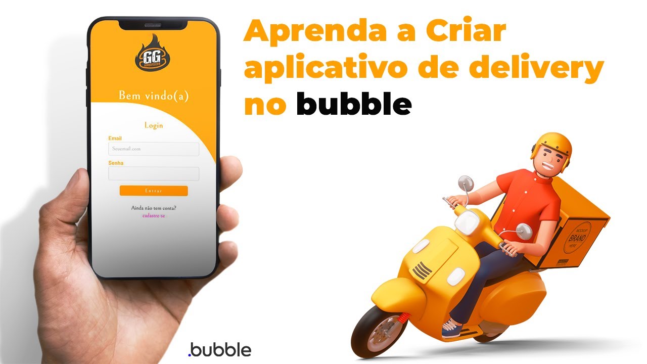 #01 Como Criar aplicativo de delivery no Bubble  - #bubble #nocode