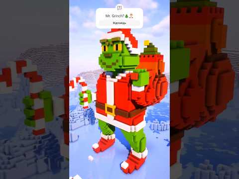 INSANE Mr. Grinch Minecraft BUILD 🔥 #3oriana #minecraft