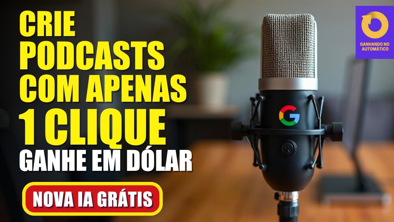 Como criar um podcast completo com 1 clique com nova IA grátis