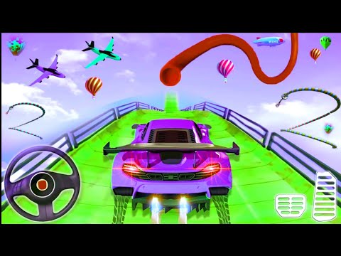 Ramp Car Stunts Racing Simulator 2024 - Impossible Mega Tracks 3D - Android GamePlay #10