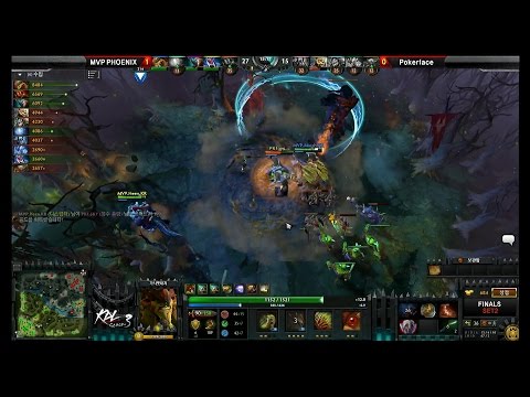 [KDL] Tier1 final match : 2set MVP Phoenix VS pokerface -DOTA2,EsportsTV