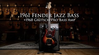 Video thumbnail for 1961 Fender Jazz Bass and 1968 Gretsch Pro Bass Amp by Emerald City Guitars