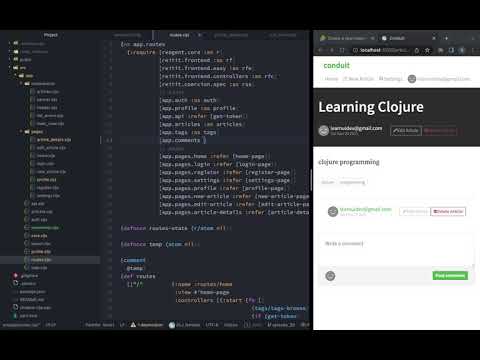 ClojureScript for React Developer - 31. Comments