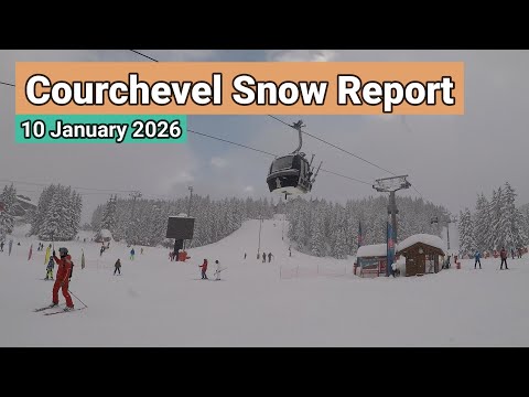 Courchevel Snow Report | 10 January 2026 | Les 3 Vallées