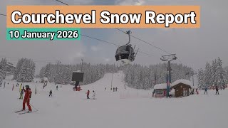 Courchevel Snow Report | 10 January 2026 | Les 3 Vallées