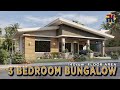 HOUSE DESIGN 3 Bedroom Bungalow | 140sqm | Exterior & Interior Animation