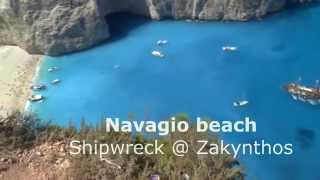 preview picture of video 'Shipwreck Navagio beach Zakynthos'