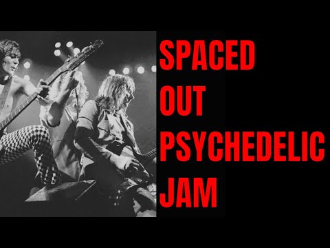 Spaced Out Psychedelic Rock UFO Jam | Guitar Backing Track (E Minor)