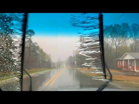 Rain-X Expert Fit Conventional Windshield Wiper Blade On Road Review In Rain