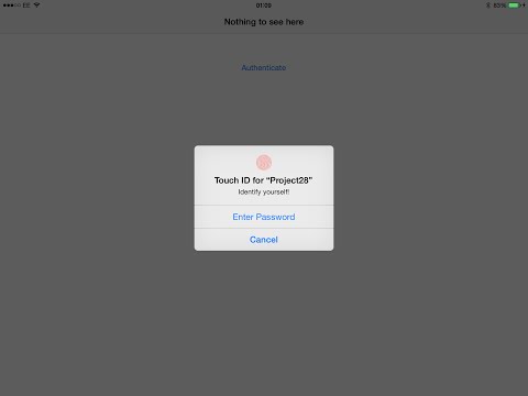 Hacking with Swift Project 28 – Secret Swift