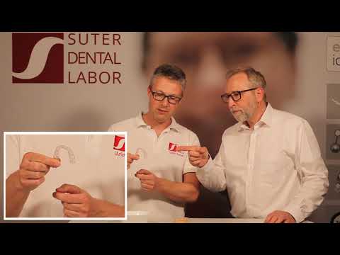Suter Dental Labor #02 Filme über Zahntechnik - adjustierte Aufbissschiene