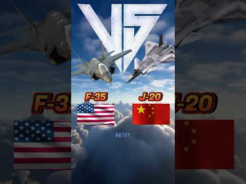 🇺🇸 F-35 vs J-20 🇨🇳 Which Fighter Jet Would Win in a Dogfight?