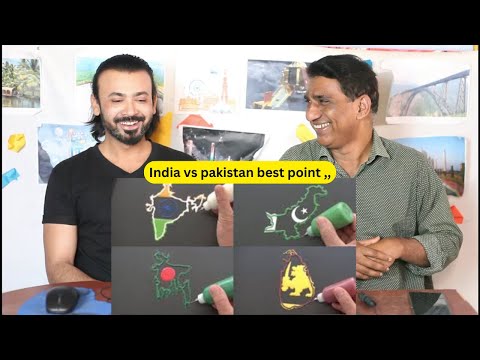 Pakistani Reacts to South Asia Flag Map Pancake Art - India, Pakistan, Bangladesh, Sri Lanka