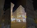 Fabulously Beautiful Building Travel Italy New Year Trieste Street Night