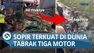 Download lagu 1 TEWAS, 2 LUKA, Kecelakaan Maut di Jalan Raya Driyorejo, Pengemudi Truk Mabuk Hajar Tiga  Motor mp3