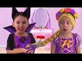 Alice Dress Up As Rapunzel And Plays With Magical Mirrors Best Princesses Stories