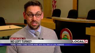 No left turns Possible changes to make Colerain Ave. safer could drive out businesses