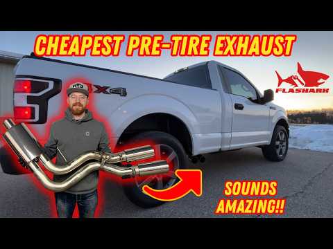 Cheapest Pre-Tire Exhaust for the F-150 | Flashark Install & Sound Test