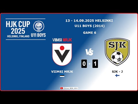 2025.09.13 - HJK CUP - U11 (2014 Boys) - Game 6 - Viimsi MRJK vs SJK Juniorit (0:1)