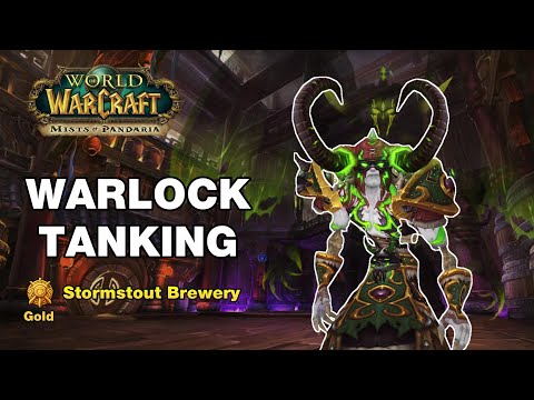 MoP Warlock Tanking - (Gold) Stormstout Brewery Challenge Mode Guide