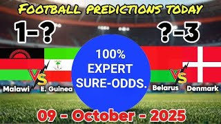 Top Expert Reveals BEST Football Predictions Today | (October 9)
